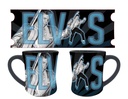 Elvis Mug - Blue Suede Shoes Embossed