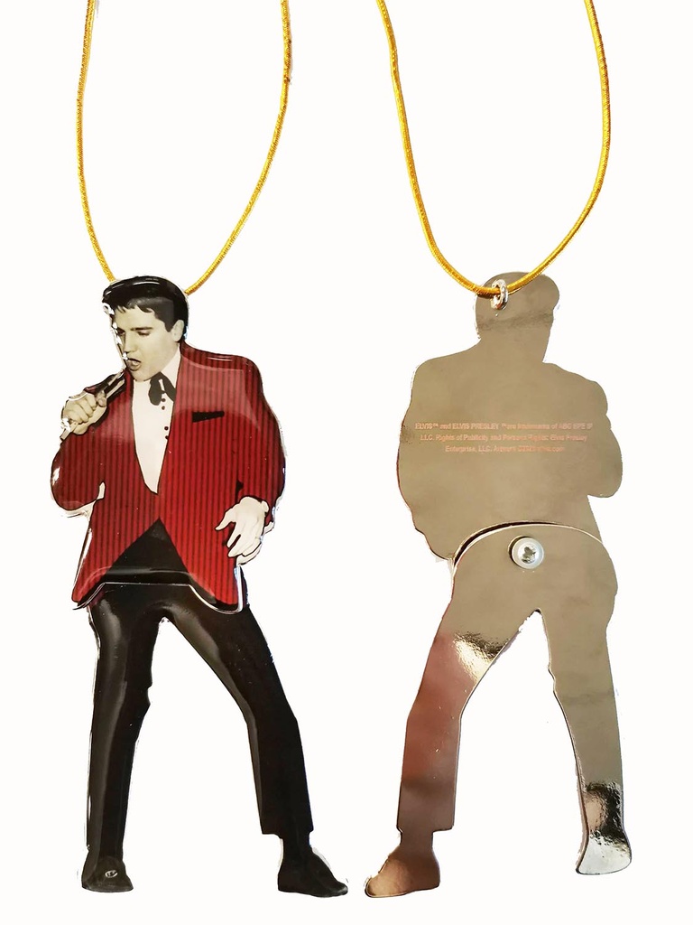 Elvis Ornament - Red Jacket Swing Legs