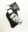 Elvis Key Chain w/ Multiuse Pouch - Blk & Wht