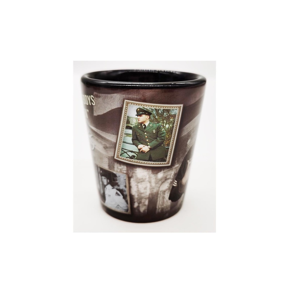 Elvis Shot Glass - Army Photos