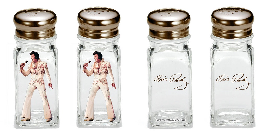 Elvis Salt & Pepper - White Jumper