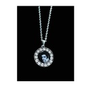 Elvis Necklace - Blk & Wht With Stones