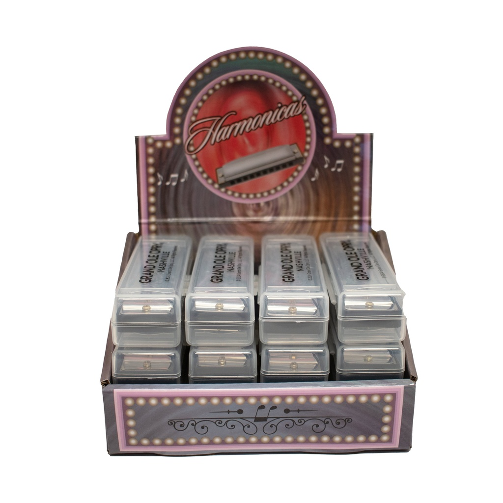 Grand Ole Opry Harmonica - 12pc Display