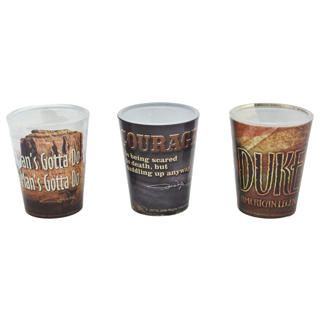 John Wayne Shot Glass Set - Multi