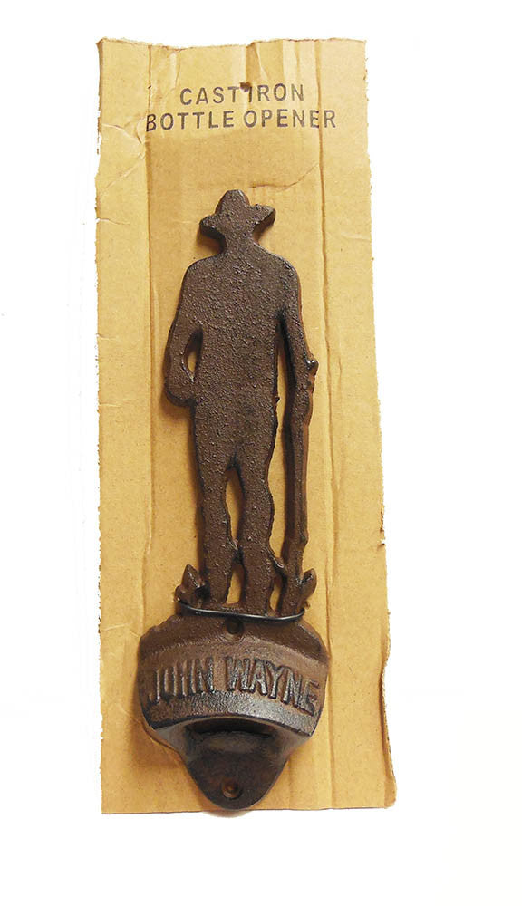 John Wayne Bottle Opener - Cast Iron