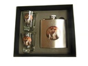 John Wayne Flask And Shot Glass Set