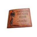 John Wayne Wallet - A Man's Gotta Do