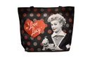 Lucy Tote Bag - Blk & Red