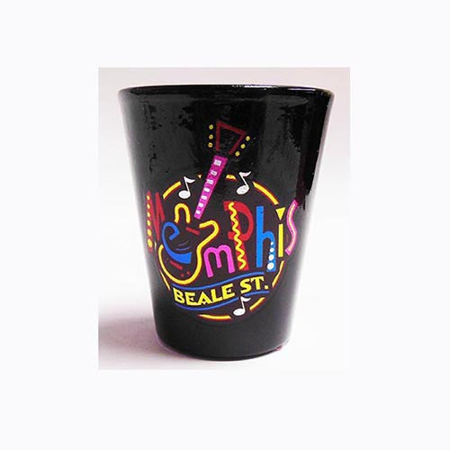 Memphis Shot Glass - Round Neon