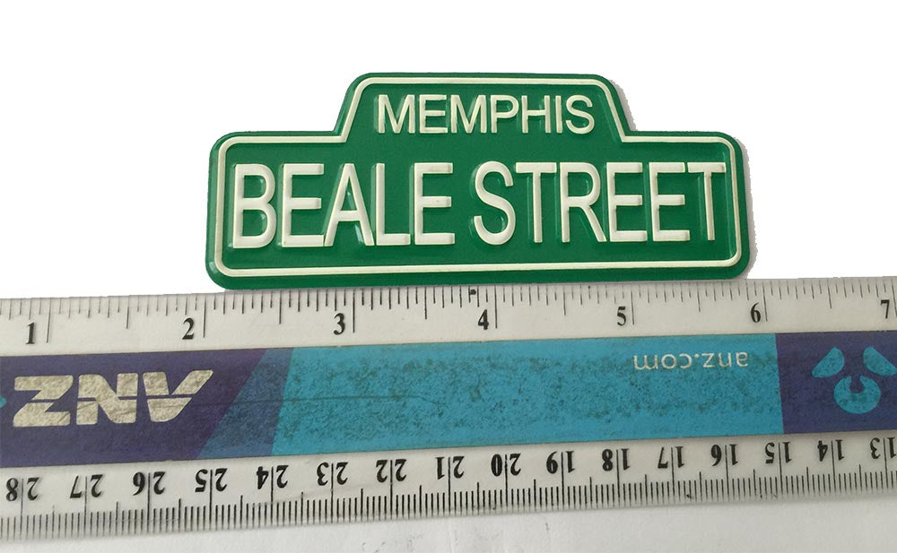 Memphis Magnet - Beale Street Sign Tin