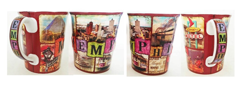 Memphis Mug - Photos Embossed