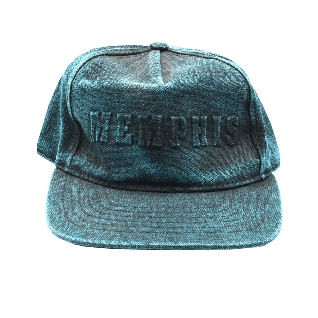 Memphis Cap - Denim Embroidered