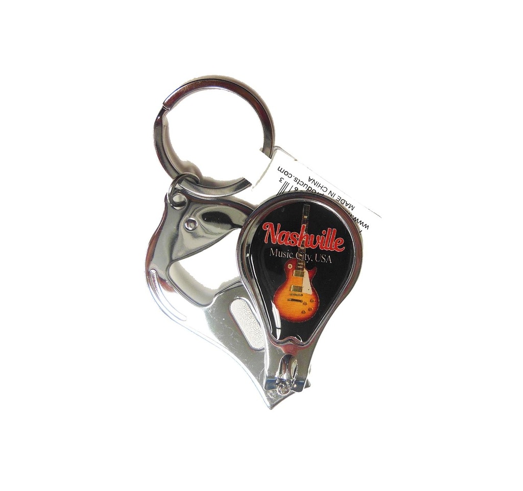 Nashville Key Chain - Nail Clipper and Opener