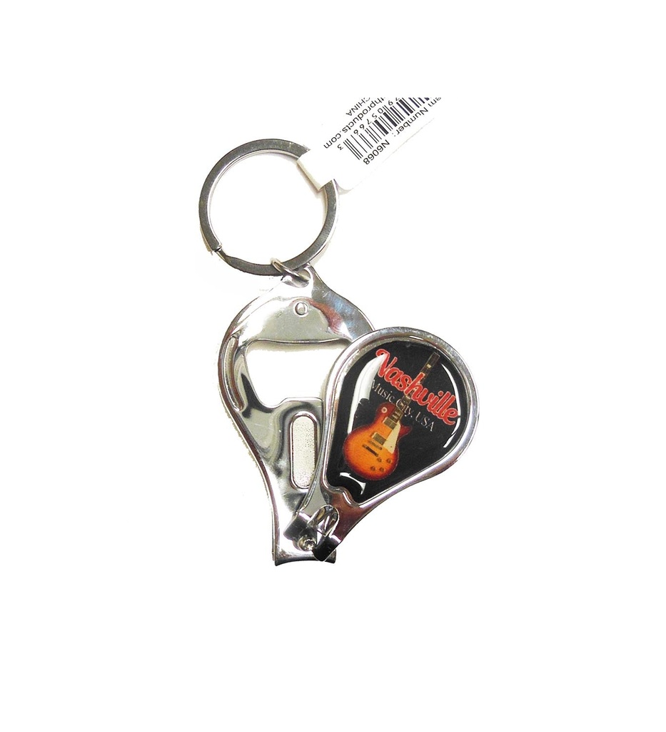 Nashville Key Chain - Nail Clipper and Opener