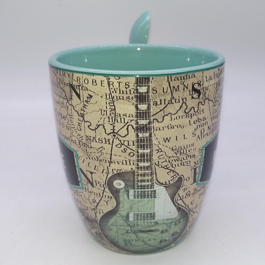 Nashville Mug - Map with Spoon