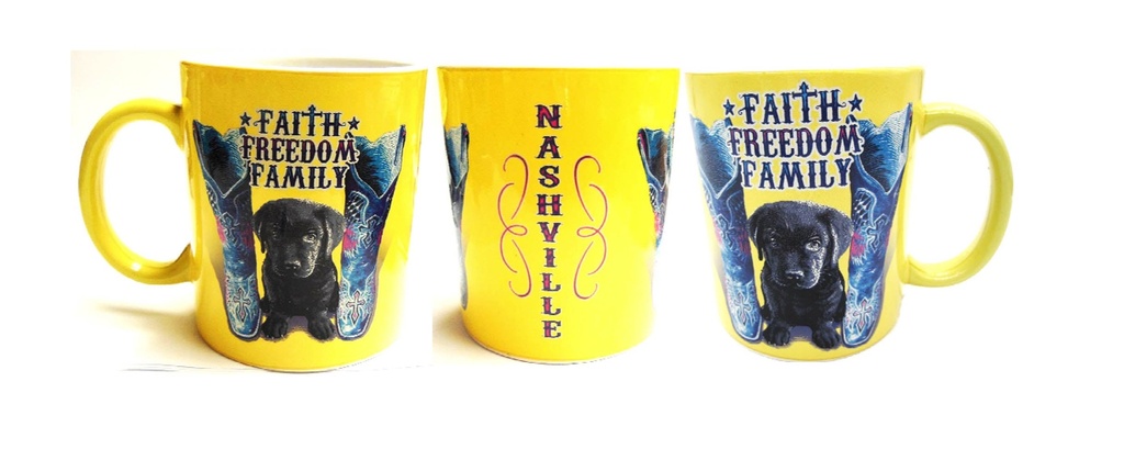 Nashville Mug - Faith Puppy