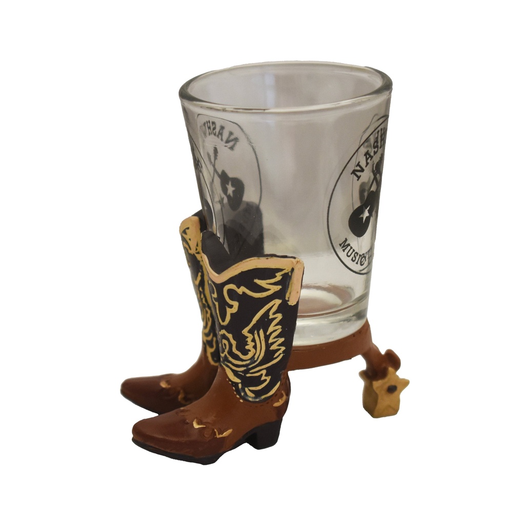 Nashville Shot Glass - Boot Stand - 6pc Set Only