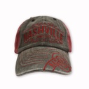 Nashville Cap - Gray And Red Since 1779