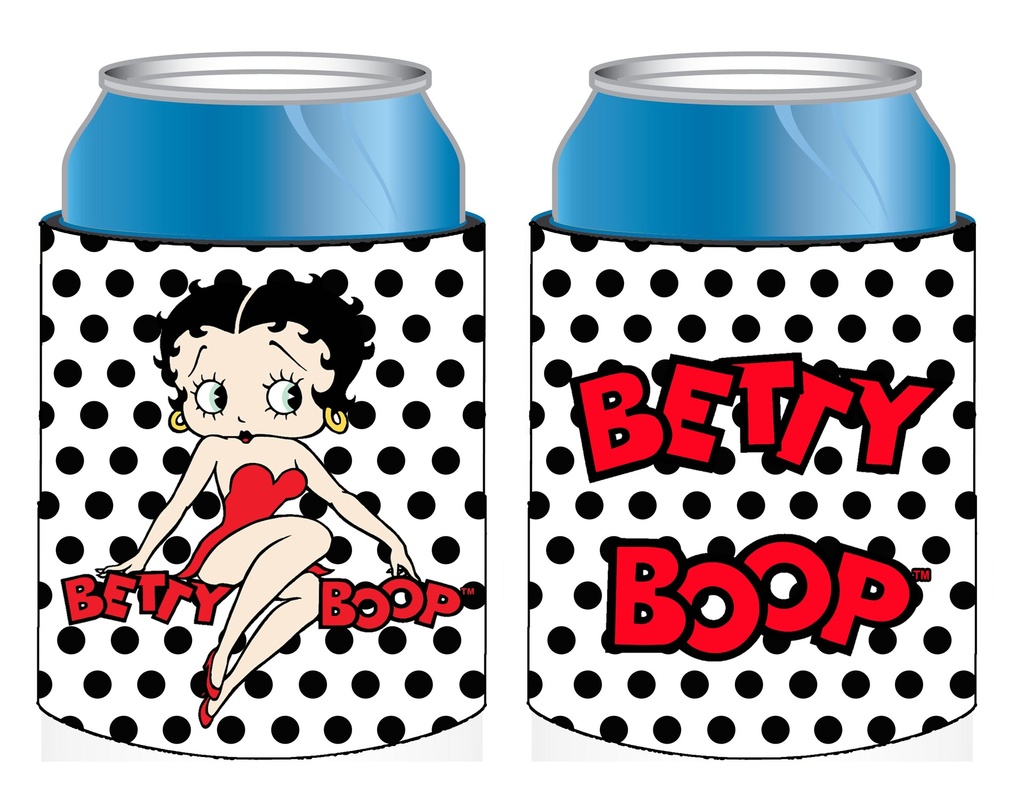 Betty Boop Huggie/Koozie - Polka Dots