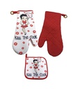 Betty Boop Set Pot Holder/Oven Mitt - Kiss the Cook