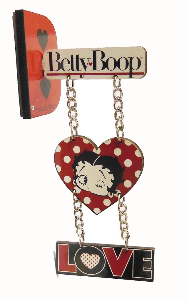 Betty Boop Magnet - 4 Part Dangle