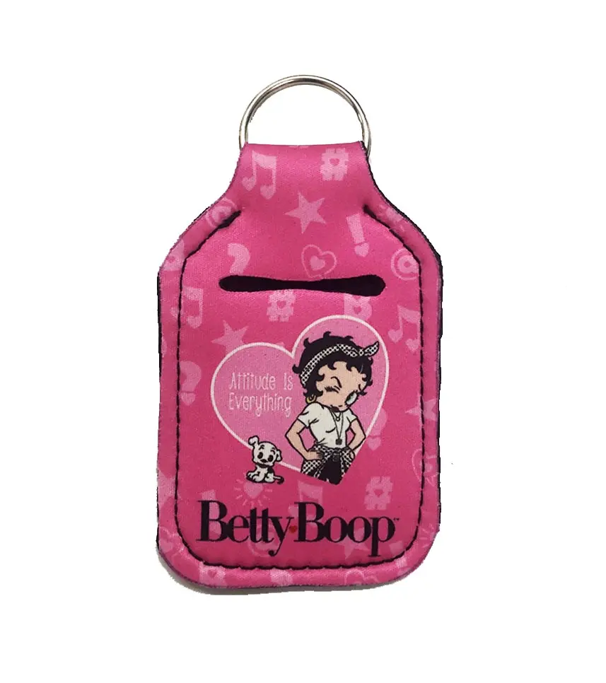 Betty Boop Key Chain w/ Multiuse Pouch  - Attitude