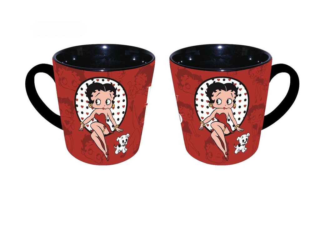 Betty Boop Mug - Red Silhouette