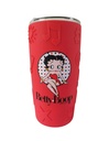 Betty Boop Thermo Stainless Steel With Silicone Sleeve - Red