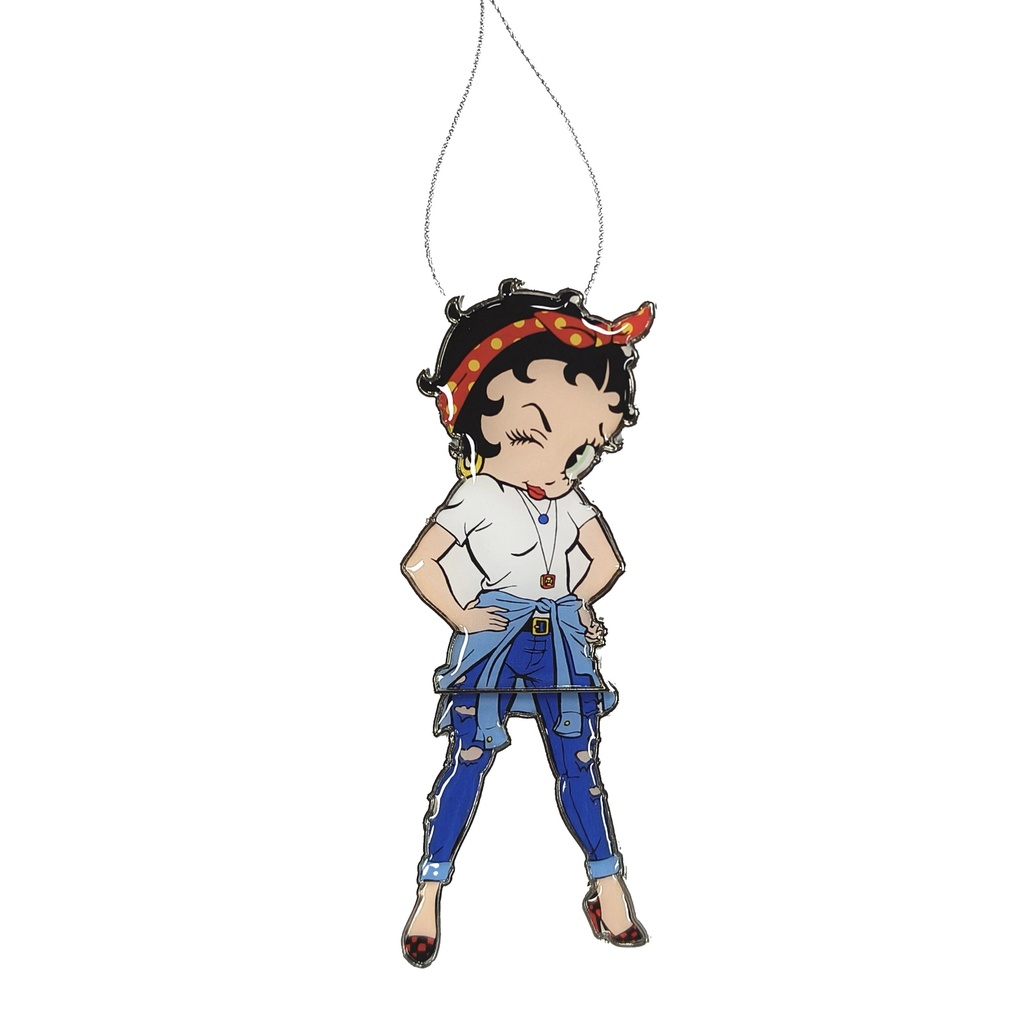 Betty Boop Ornament - Swinging Legs Bandana