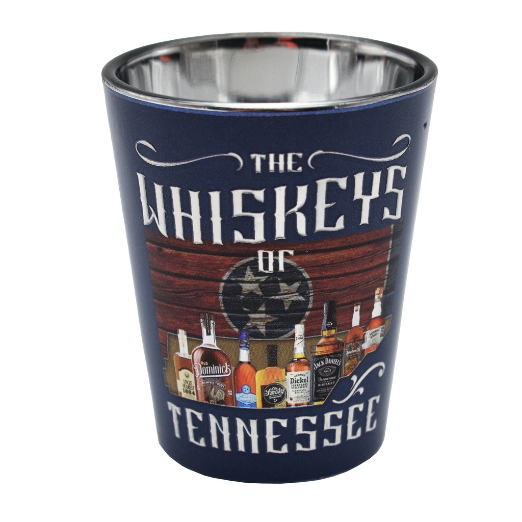 Tennessee Shot Glass - Whiskeys of TN Silver