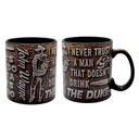 John Wayne Mug - Leather Embossed