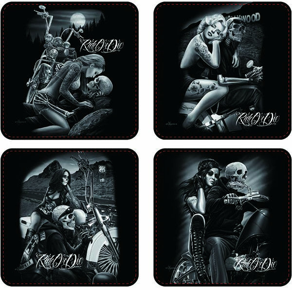 David Gonzales Art Coasters - Ride or Die