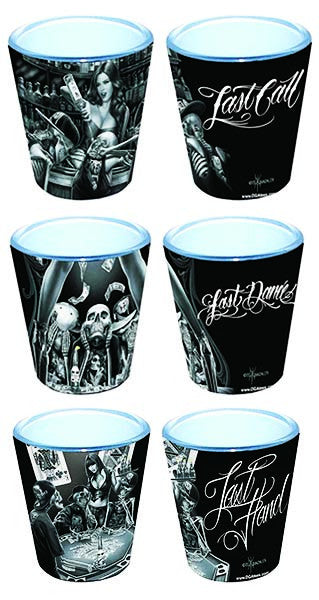 David Gonzales Art Shot Glass Set - Last Call