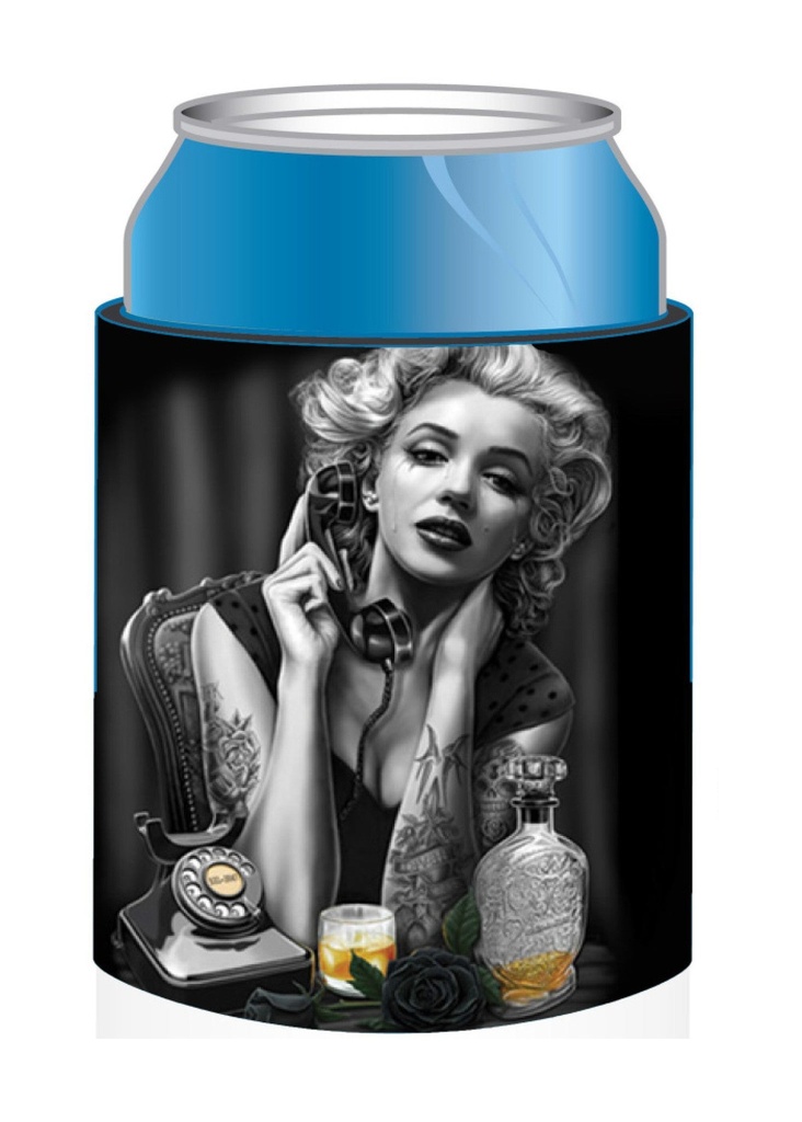 David Gonzales Art Huggie/Koozie - Heartbreaker Ft Marilyn Monroe