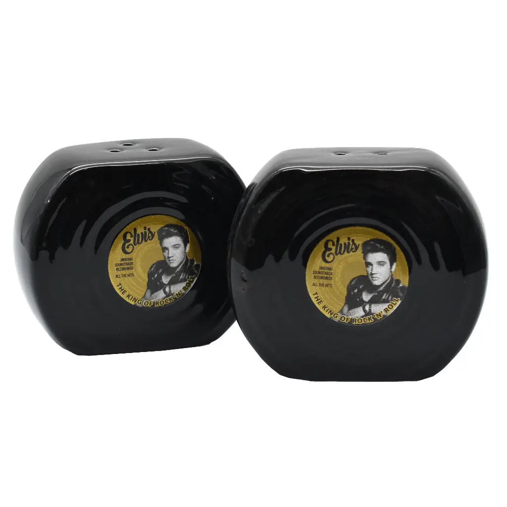 Elvis Salt & Pepper Shakers - Gold Records