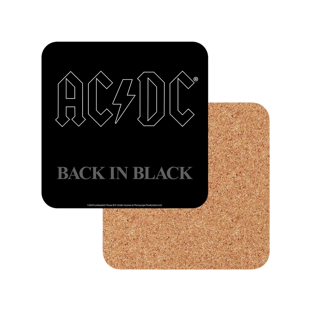 AC/DC Coasters - Back In Black - 6pc Set