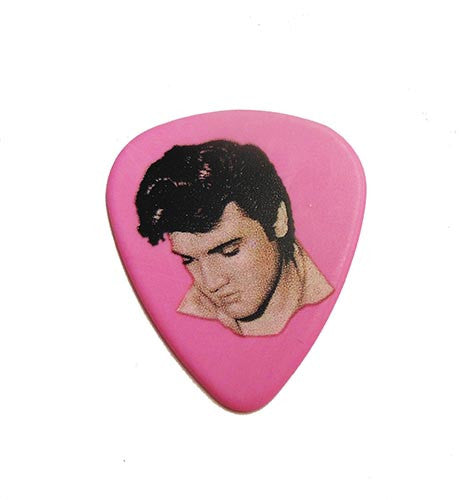 Elvis Guitar Pick - Pink Always 