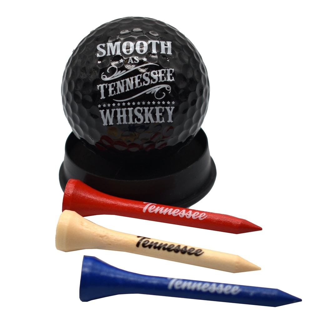 Tennessee Golf Ball & Tee Set - Smooth as Tennessee Whiskey