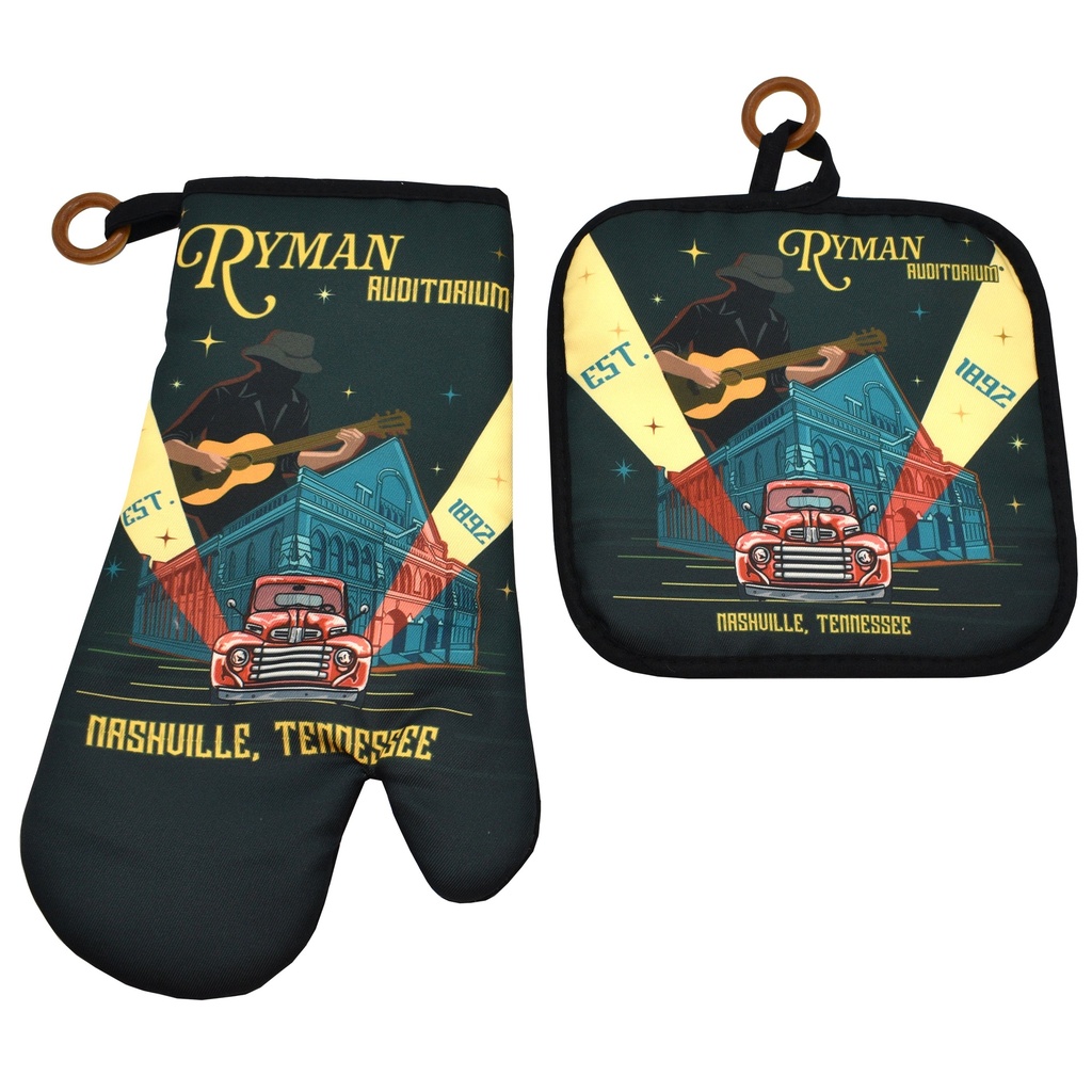 Grand Ole Opry Pot Holder/Oven Mitt - Ryman Truck