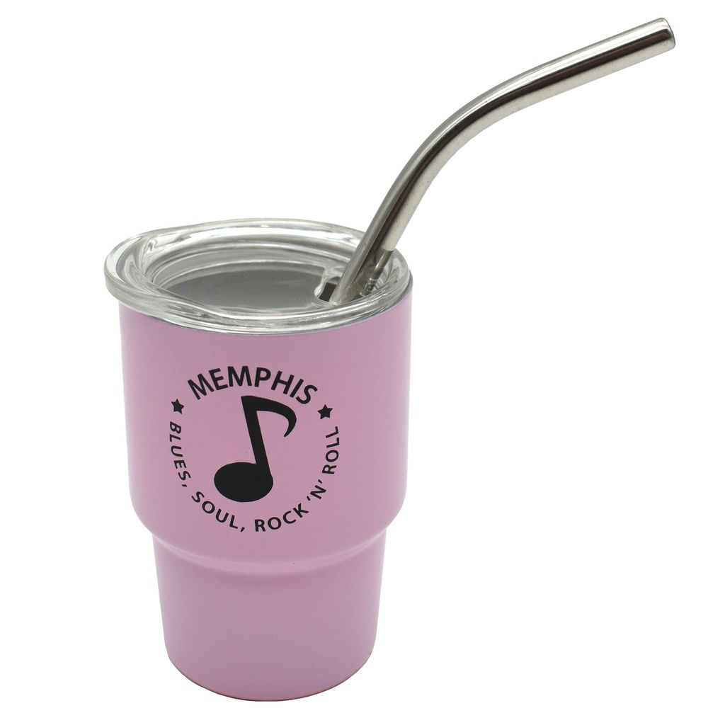 Memphis Shot Glass - Mini Tumbler Pink