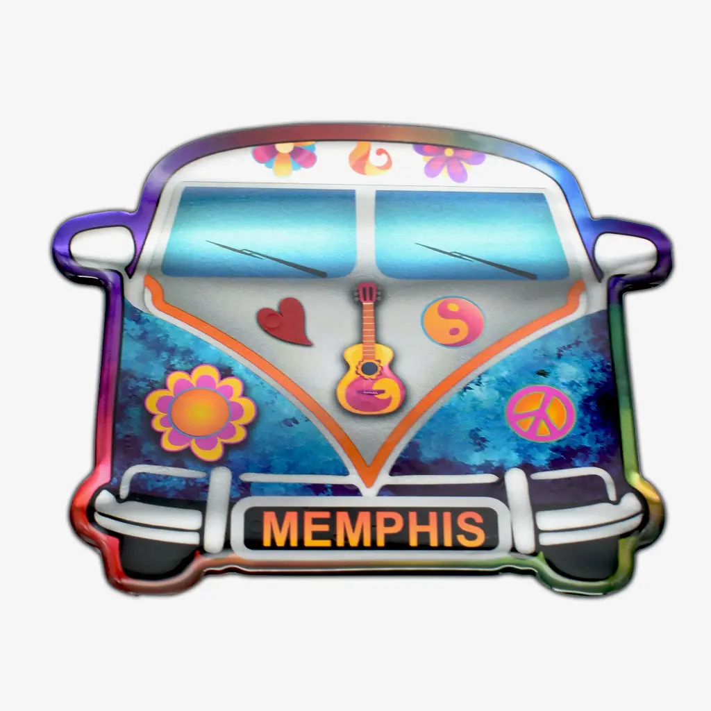 Memphis Sticker - Hippy Van Puffy