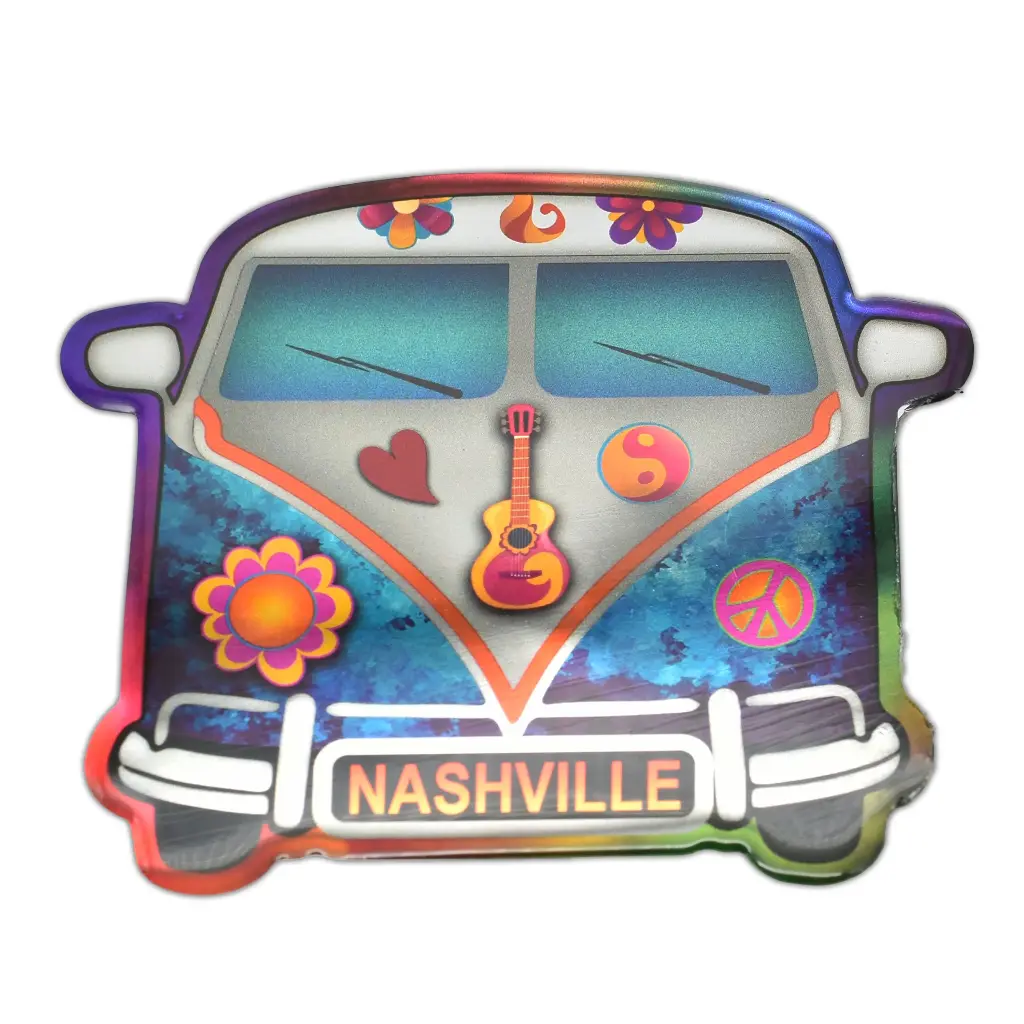 Nashville Sticker - Hippy Van Puffy