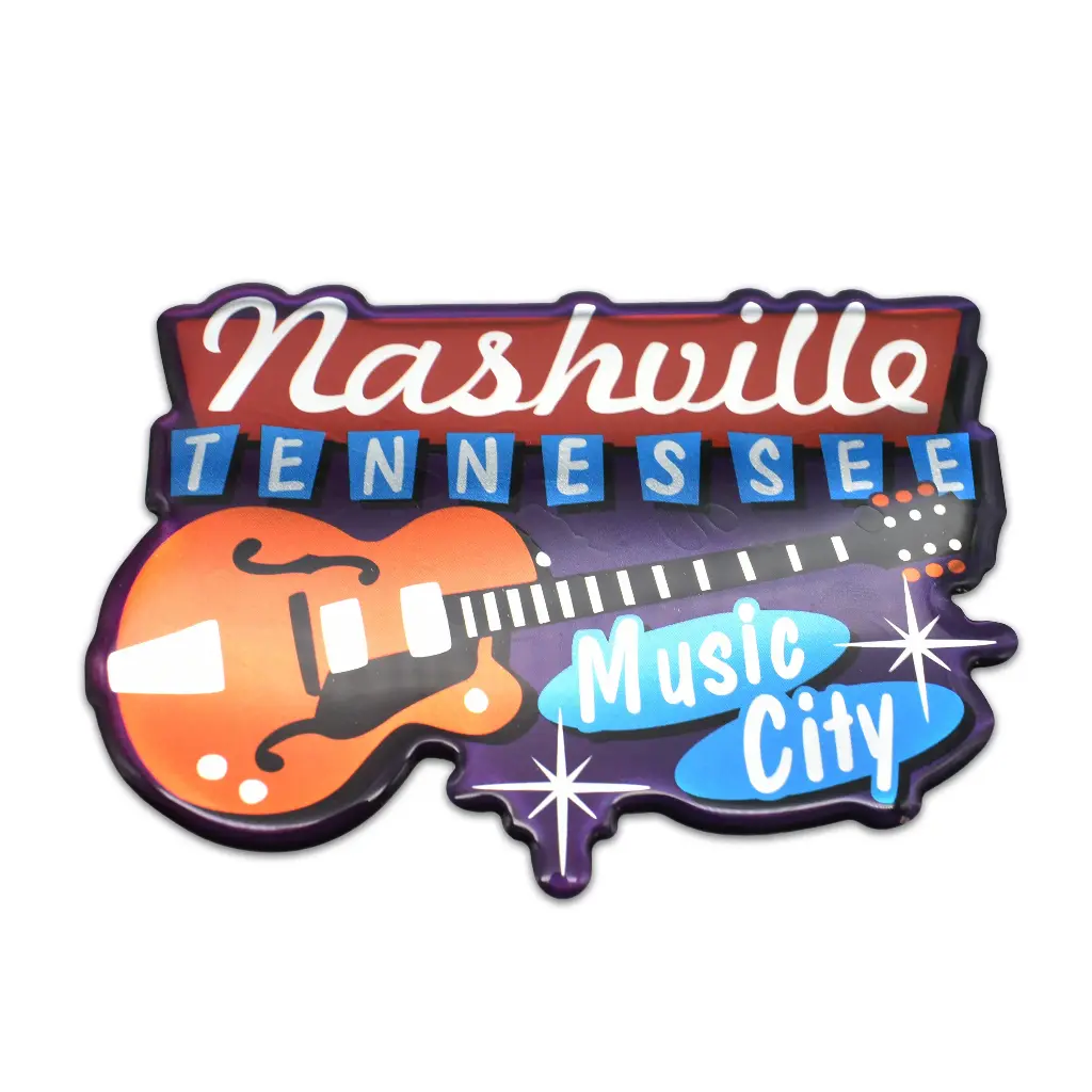 Nashville Sticker - Music City Puffy