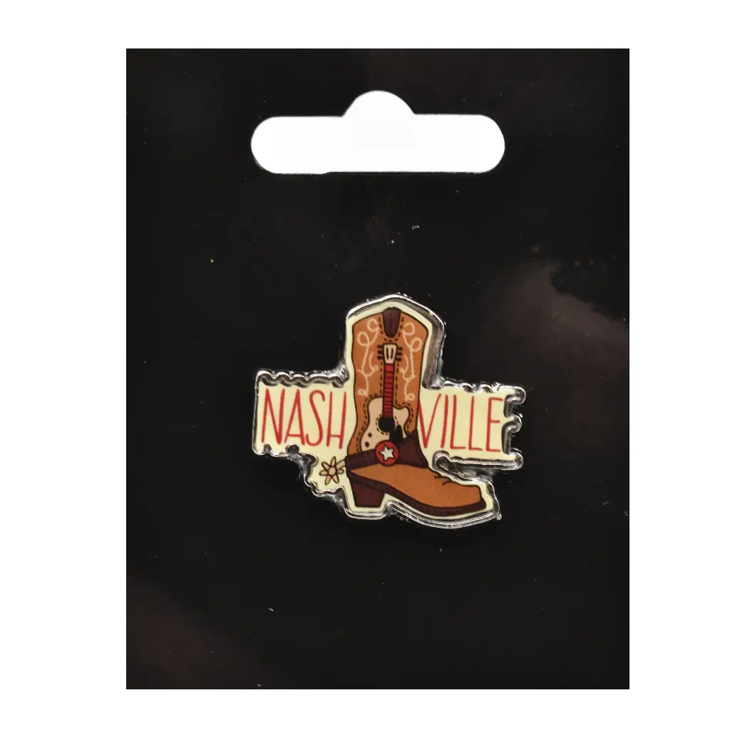 Nashville Pin - Boot w/ Guitar