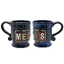 Memphis Mug -Stoneware License Plate 2pc Set