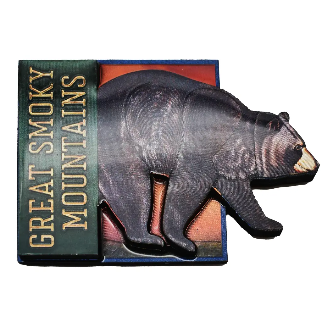 Great Smoky Mountains Magnet - Bear Pop Out