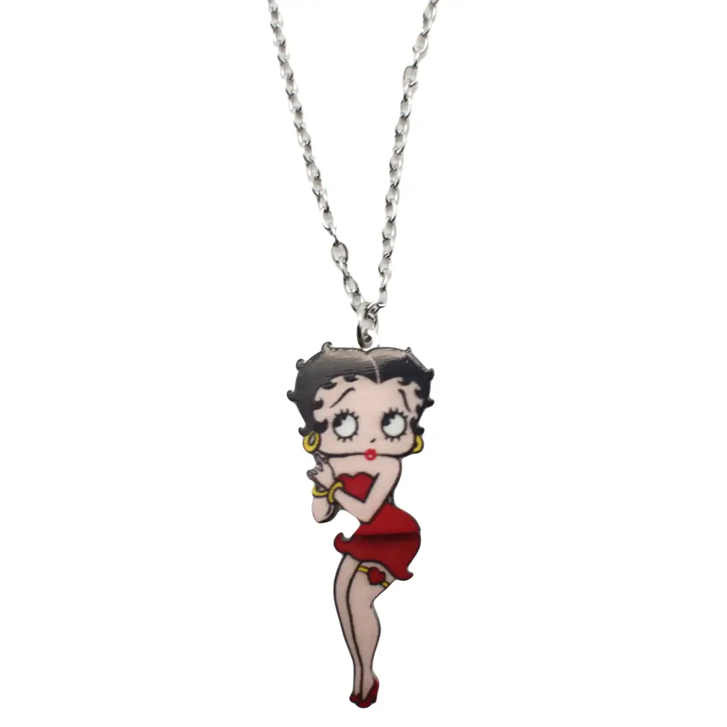 Betty Boop Necklace - Classic w/ Swinging Legs