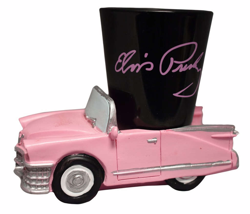 Elvis Shot Glass - With Car Base