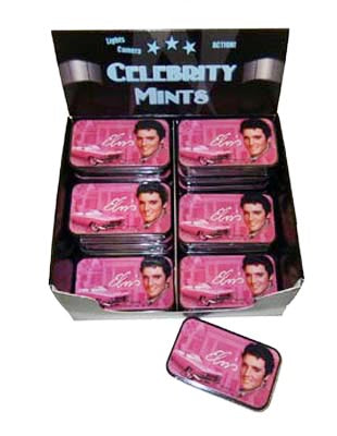 Elvis Mints - Pink With Guitars