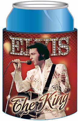 Elvis Huggie/Koozie - The King Red